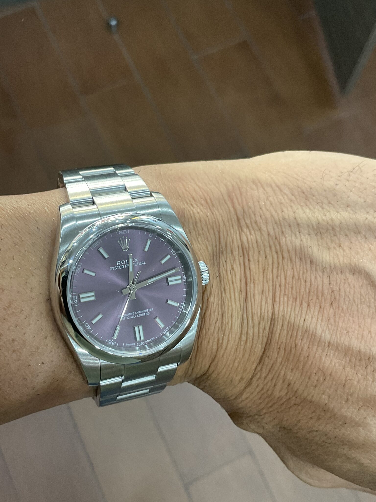 Imagem 4 de Rolex Oyster Perpetual Red Grape 116000